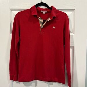 Boys Burberry long sleeve collared shirt 14Y